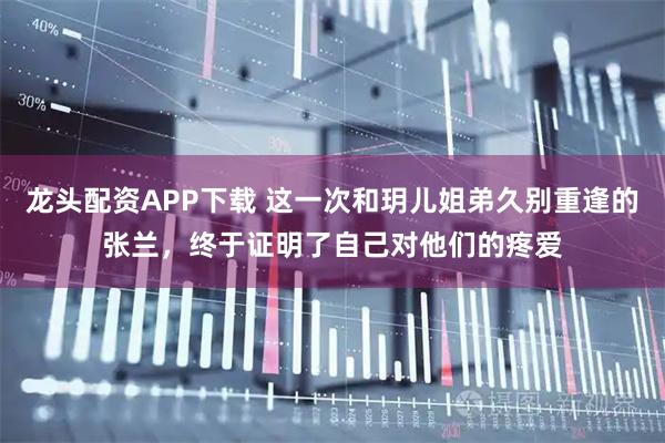 龙头配资APP下载 这一次和玥儿姐弟久别重逢的张兰，终于证明了自己对他们的疼爱