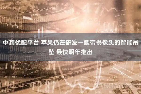 中鑫优配平台 苹果仍在研发一款带摄像头的智能吊坠 最快明年推出